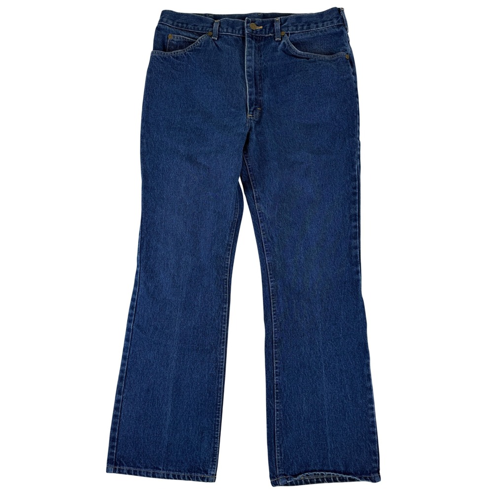 VTG Lee Riders Jeans Mens 36x32 Actual 34x30.5 USA Talon 42 Zipper Straight Leg